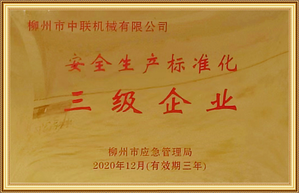 安(an)全生産标(biāo)準化三級(ji)企業